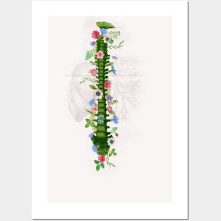 Floral Spine Posters and Art